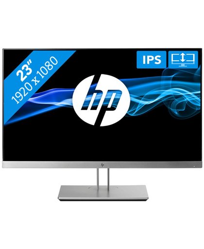HP EliteDisplay E233 LED display 58,4 cm (23") Full HD Flat Zwart, Zilver
