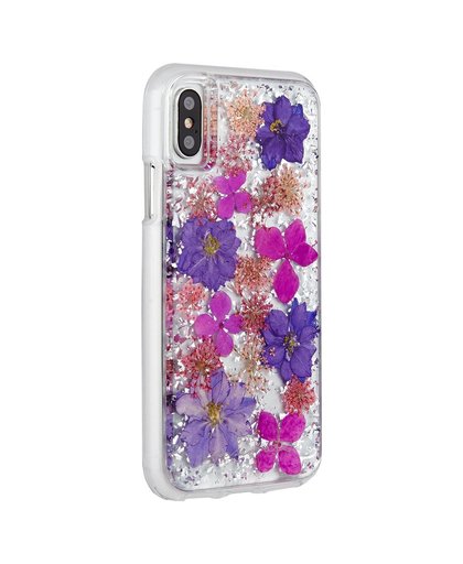 Case-Mate Karat Petals Apple iPhone X Back Cover Paars