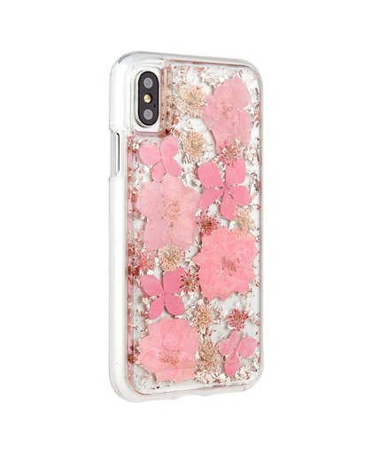 Case-Mate Karat Petals Apple iPhone X Back Cover Roze
