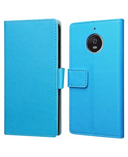 Just in Case Wallet Motorola Moto E4 Book Case Blauw