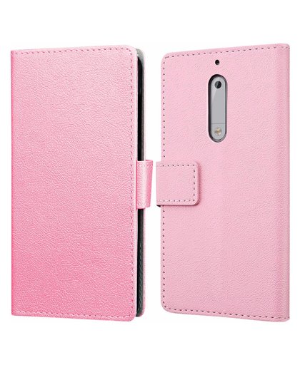 Just in Case Wallet Nokia 5 Book Case Roze
