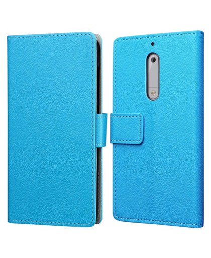 Just in Case Wallet Nokia 5 Book Case Blauw
