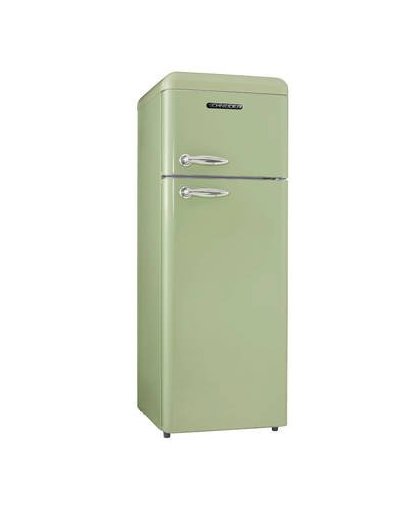 Schneider sl 210 sg-dd a++ retro koelkast groen