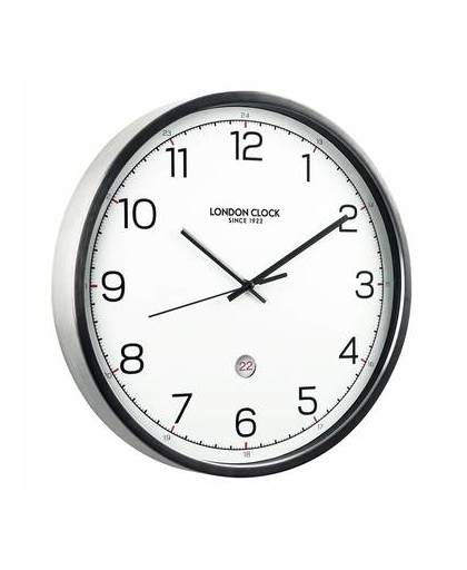 London clock wandklok - turbo - titanium