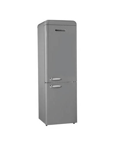 Schneider sl 250 sgr-cb a++ retro koelkast grijs