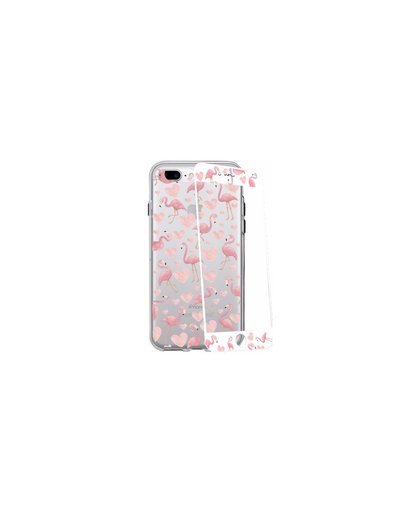 GoCase Kit Apple iPhone 7 Plus Full Body Flamingos