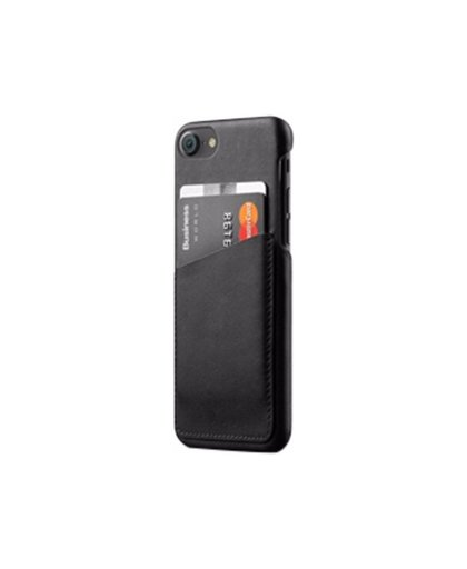 Mujjo Full Leather Wallet Apple iPhone 7/8 Back Cover Zwart