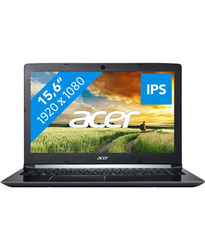 Acer Aspire A515-51G-34VZ Zwart Notebook 39,6 cm (15.6") 1920 x 1080 Pixels 2,7 GHz Zevende generatie Intel® Core™ i3 i3-7130U