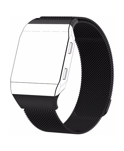 Just in Case Fitbit Ionic Milanees Horlogeband Zwart S