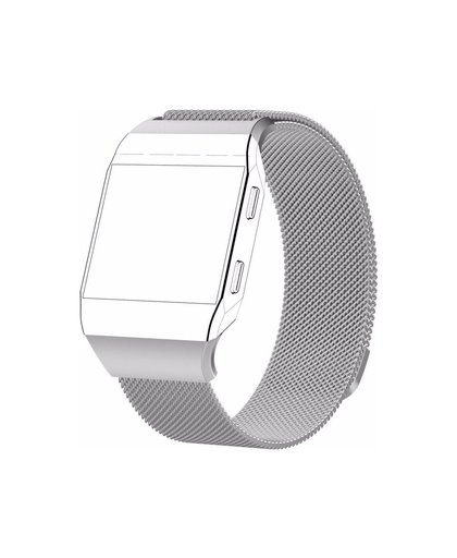 Just in Case Fitbit Ionic Milanees Horlogeband Zilver L