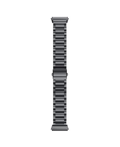 Just in Case Fitbit Ionic Metalen Horlogeband Zwart