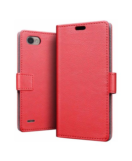 Just in Case Wallet LG Q6 Book Case Rood