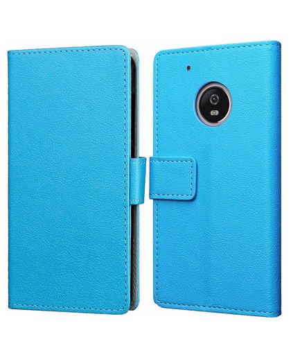 Just in Case Wallet Motorola Moto G5S Book Case Blauw