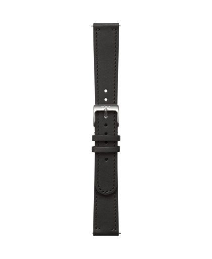 Nokia 18mm Leren Horlogeband Zwart