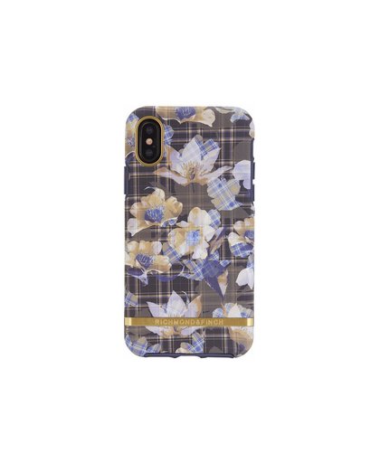 Richmond & Finch Apple iPhone X Back Cover Floral Checked