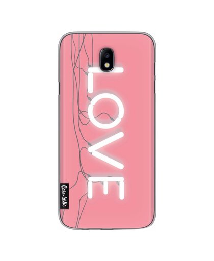 Casetastic Softcover Samsung Galaxy J7 (2017) Love Neon Pink