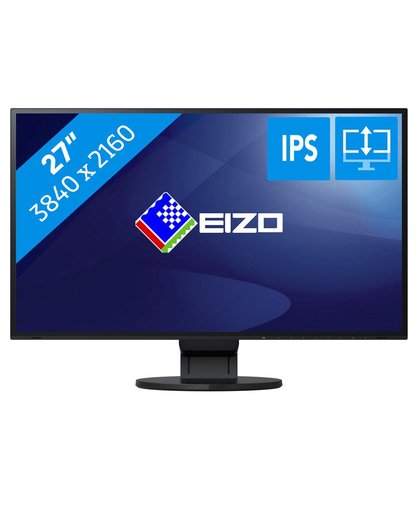 EIZO FlexScan EV2785 LED display 68,6 cm (27") 4K Ultra HD Flat Zwart
