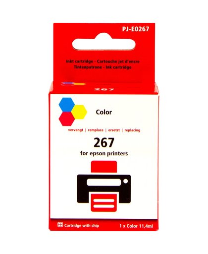 Huismerk 267 3-Kleuren voor Epson (C13T26704010)