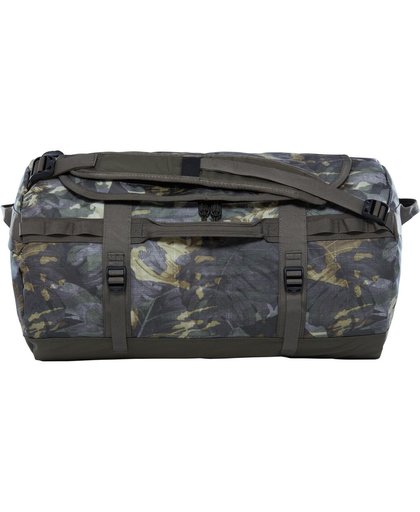 The North Face Base Camp Duffel S Green Tropical Camo/Taupe Green