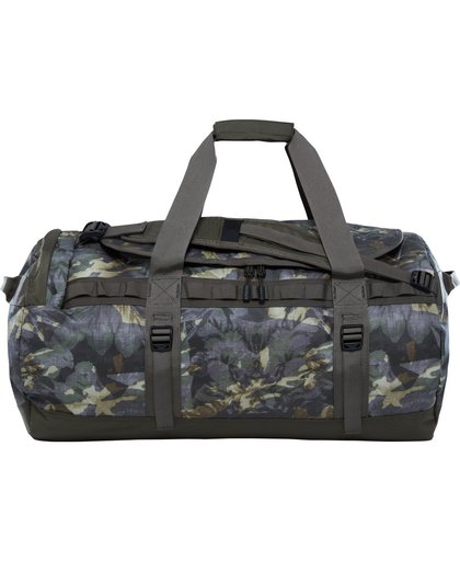 The North Face Base Camp Duffel M Green Tropical Camo/Taupe