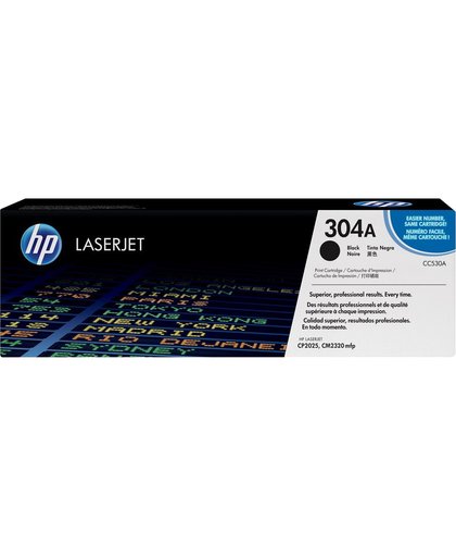 HP 304A Lasertoner 3500 pagina's Zwart