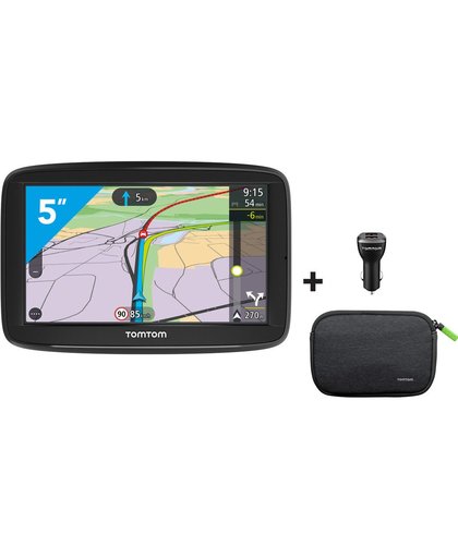 TomTom Via 52 West-Europa + Case & Charger