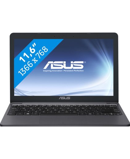 ASUS L203NA-FD114T Grijs Notebook 29,5 cm (11.6") 1366 x 768 Pixels 1,10 GHz Intel® Celeron® N3350