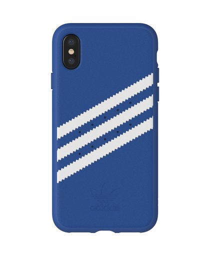 Adidas Originals Moulded Suede iPhone X Back Cover Blauw