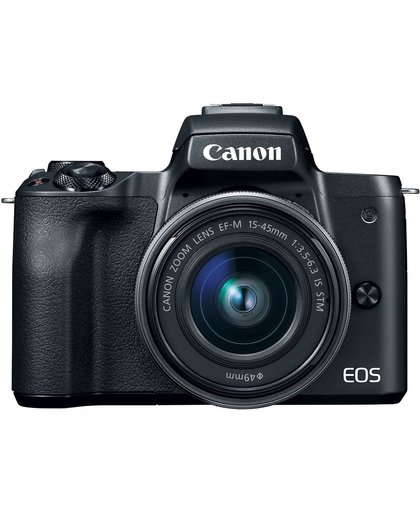 Canon EOS M50 MILC 24,1 MP CMOS 6000 x 4000 Pixels Zwart