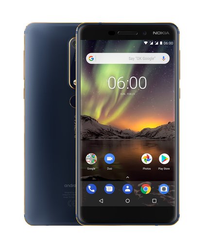 Nokia 6 (2018) 64 GB Blauw