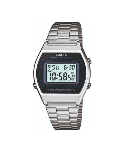 Casio B640WD-1AVEF Polshorloge Unisex Elektronisch Zilver horloge