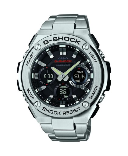 Casio GST-W110D-1AER Armbandhorloge Man Elektronisch Roestvrijstaal horloge