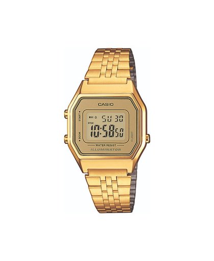 Casio LA680WEGA-9ER Polshorloge Vrouw Elektronisch Goud horloge