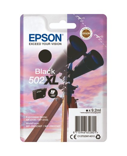 Epson Singlepack Black 502XL Ink inktcartridge