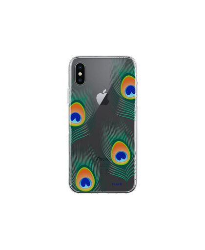 FLAVR iPlate Peacock Apple iPhone X Back Cover
