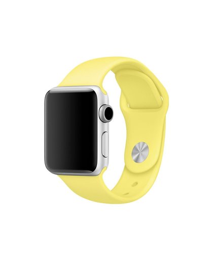 Apple Watch 38mm Siliconen Horlogeband Sport Citroengeel