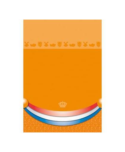 Oranje tafelkleed waterdicht 180 x 130 cm