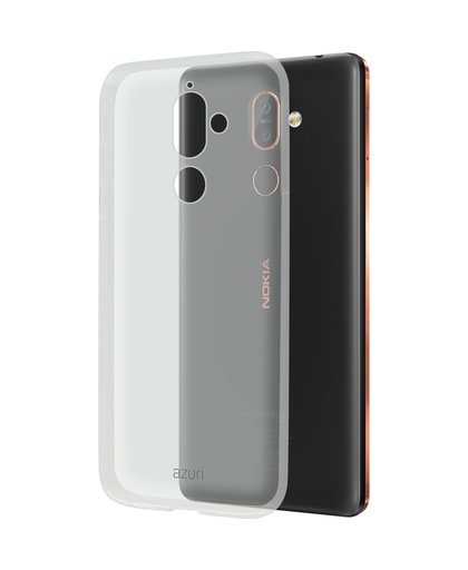 Azuri Glossy TPU Nokia 7 Plus Back Cover Transparant