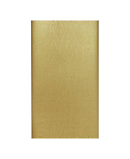 Goudkleurig tafelkleed 138 x 220 cm - wegwerp tafellaken