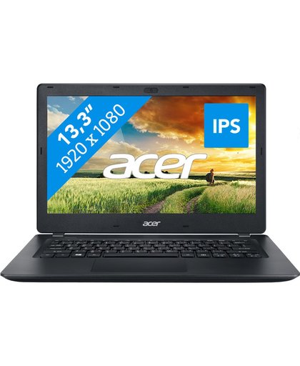 Acer TravelMate P238-G2-M-56XY Zwart Notebook 33,8 cm (13.3") 1920 x 1080 Pixels 2,50 GHz Zevende generatie Intel® Core™ i5 i5-7200U