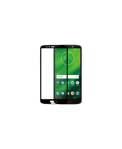 Azuri Gehard Glas Motorola Moto G6 Play Screenprotector Glas Zwart
