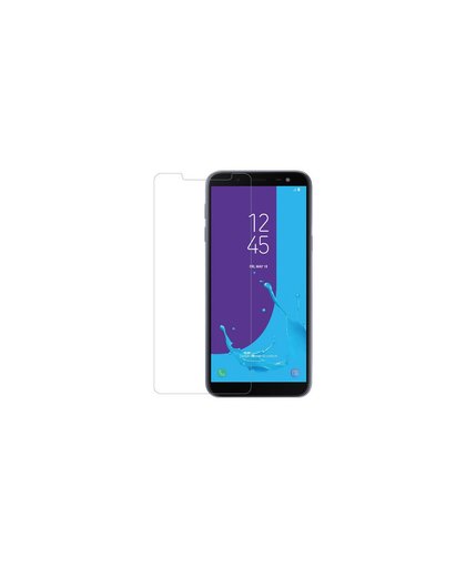 Azuri Gehard Glas Samsung Galaxy J6 (2018) Screenprotector Glas Zwart