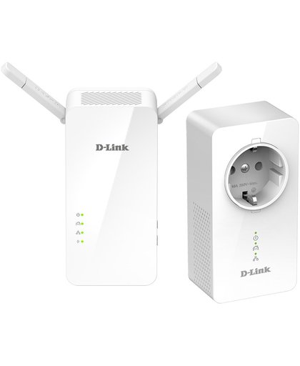 D-Link DHP-W611AV 1000Mbit/s Ethernet LAN Wi-Fi Wit 2stuk(s)