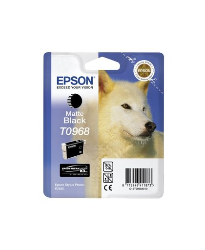 Epson inktpatroon Matte Black T0968 inktcartridge
