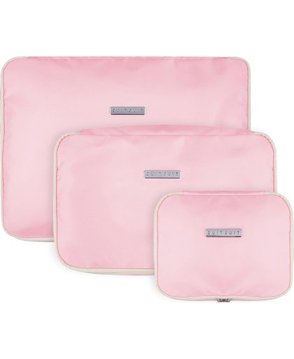 SUITSUIT Fabulous Fifties Packing Cube Set (S-M-L) Pink Dust