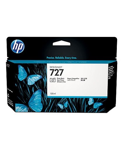 HP 727 zwarte DesignJet fotoinktcartridge, 130 ml inktcartridge
