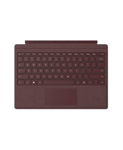 Microsoft Surface Pro Signature Type Cover Microsoft Cover port AZERTY Belgisch Bordeaux rood toetsenbord voor mobiel apparaat