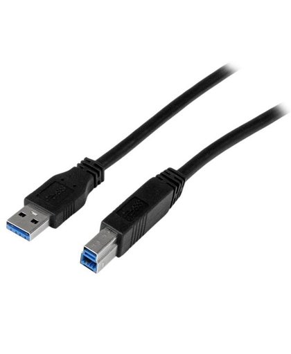 StarTech.com 1 m gecertificeerde SuperSpeed USB 3.0 A-naar-B-kabel M/M USB-kabel