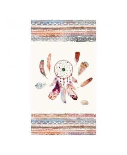 Goodmorning strandlaken Feathers - polyvelours terry - 100 x 180 cm