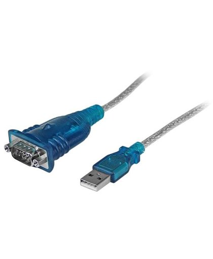 StarTech.com 1-poorts USB-naar-RS232 DB9 seriële adapterkabel M/M kabeladapter/verloopstukje